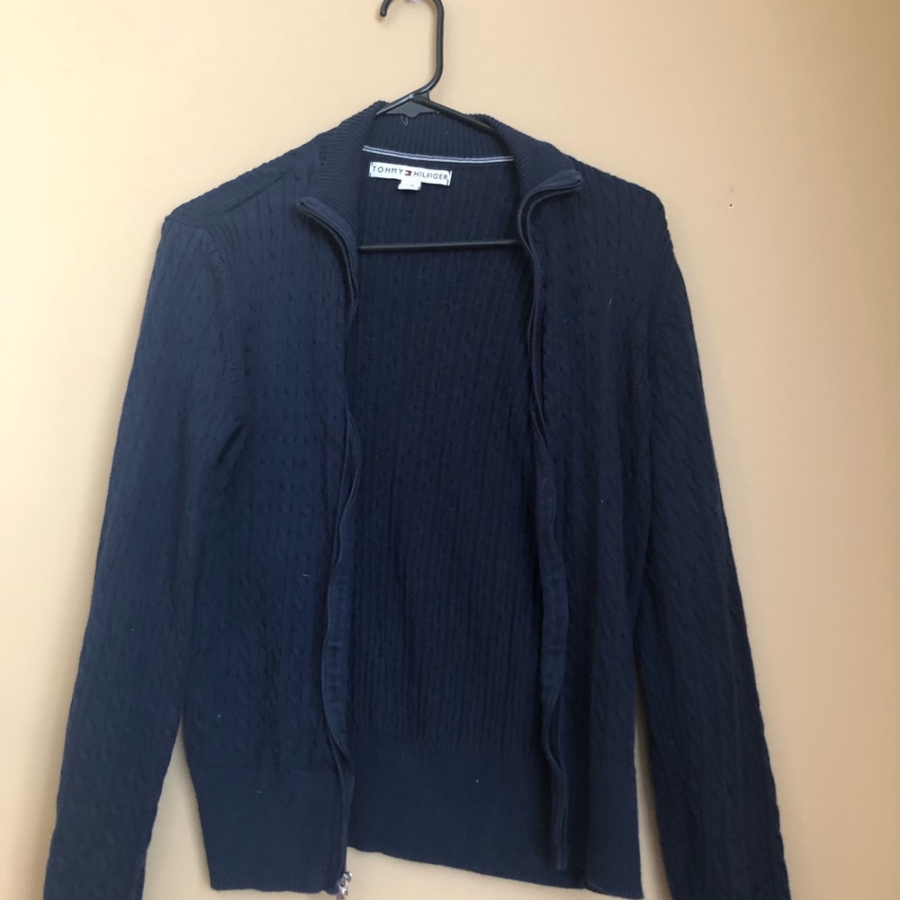 Zip up sweater long sleeve